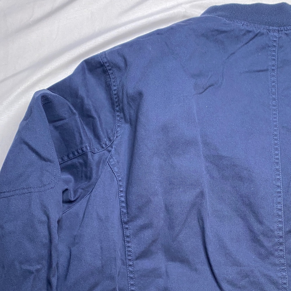 Lucky Brand Deep Blue Bomber Jacket - Picture 8 of 16
